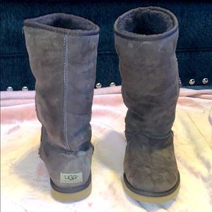 Uggs - Tall Dark Brown Uggs